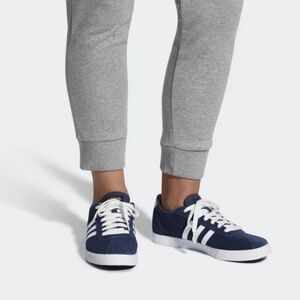 Adidas Women’s Neo Courtset Suede Blue White SZ 7